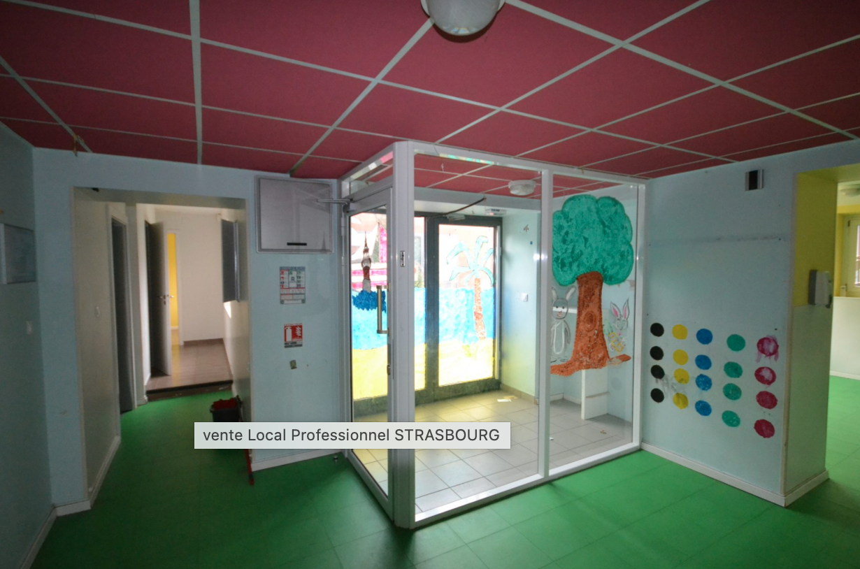 Strasbourg Robertsau Local 164 m2 Loué.