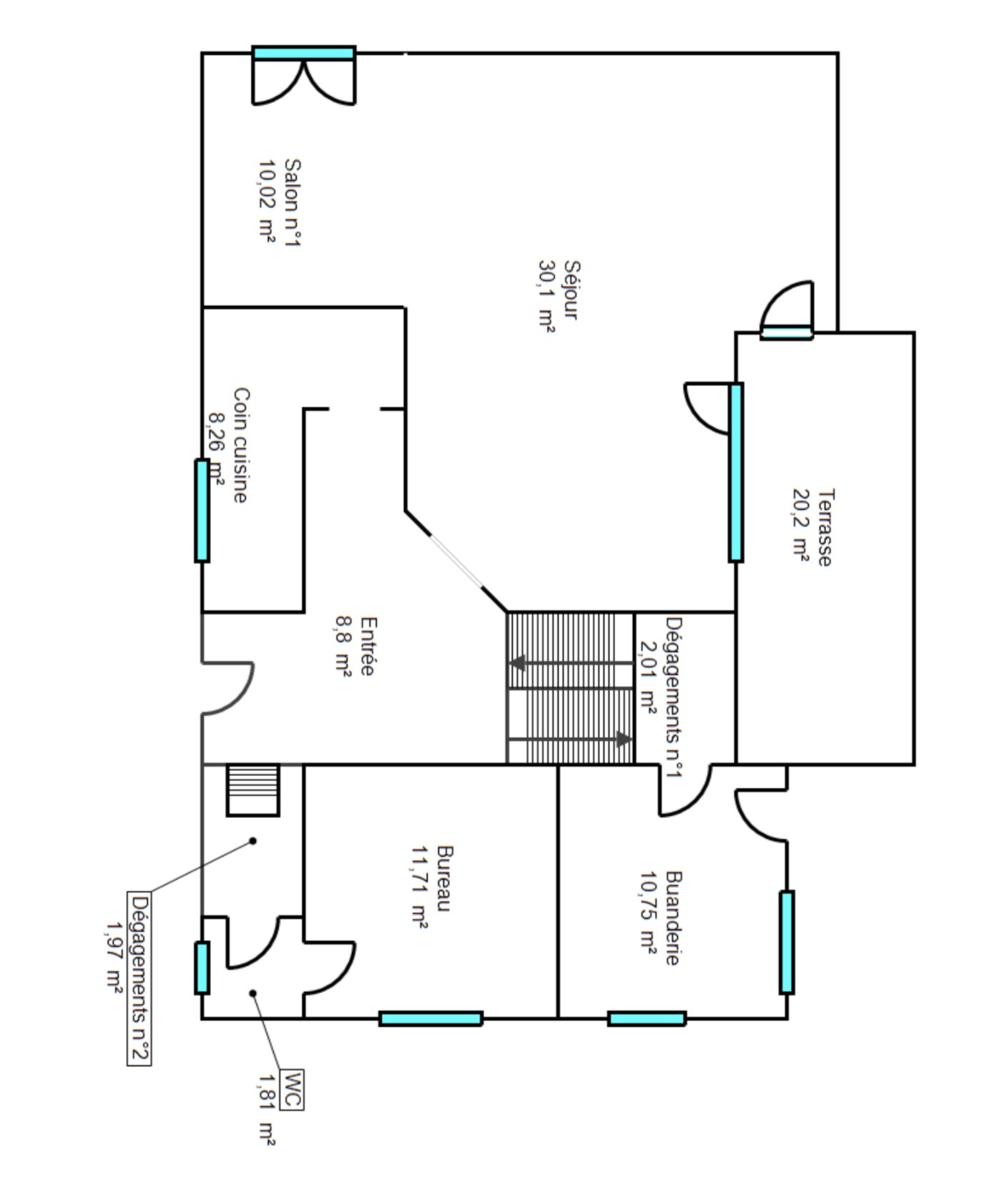 À saisir à Mundolsheim   Maison 6 pièces de 137 m2 habitables sur terrain verdoyant de 16,45 ares avec piscine