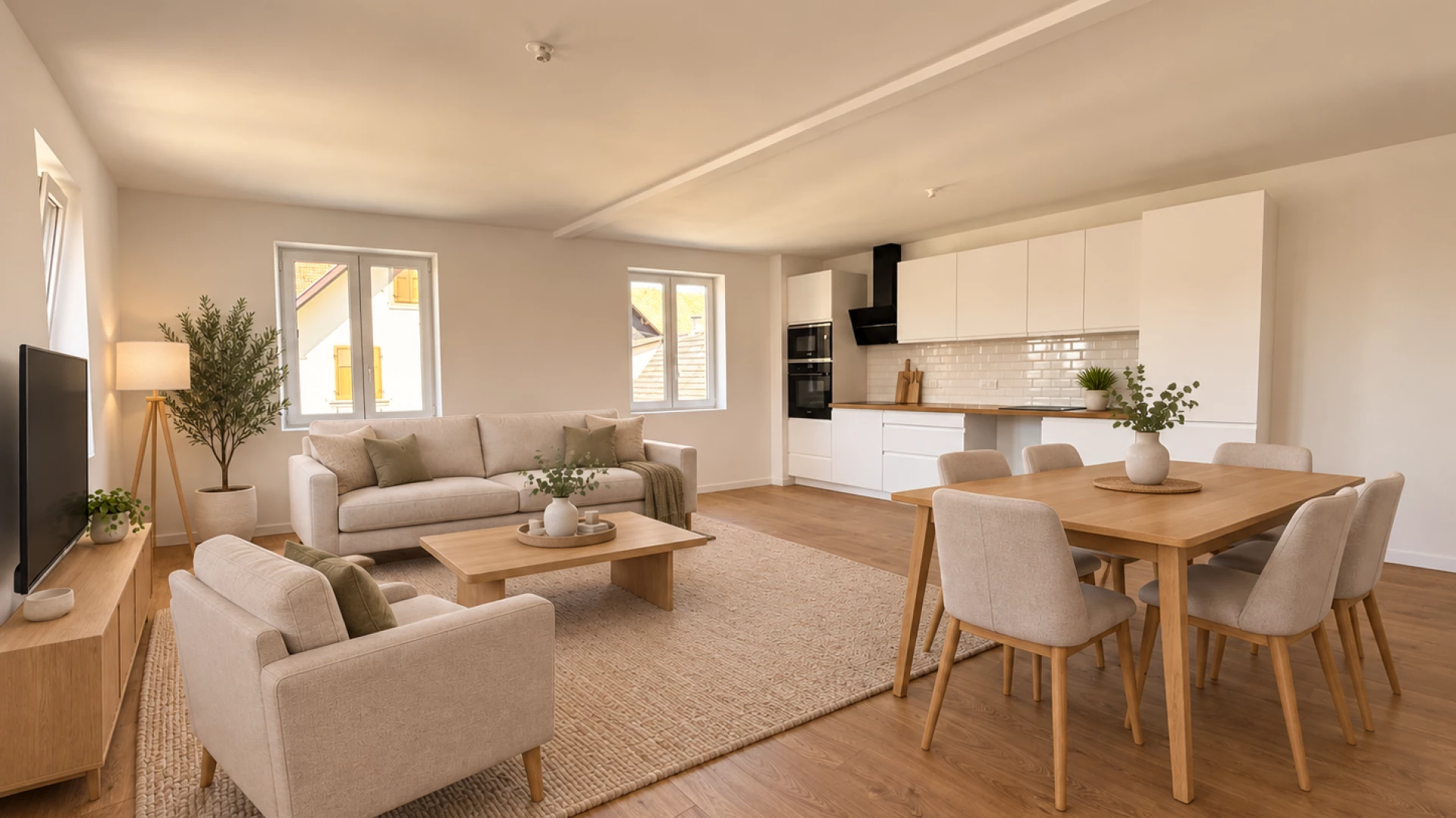 Hoerdt, Beau F3 de 76m2 + 45m2 de combles.