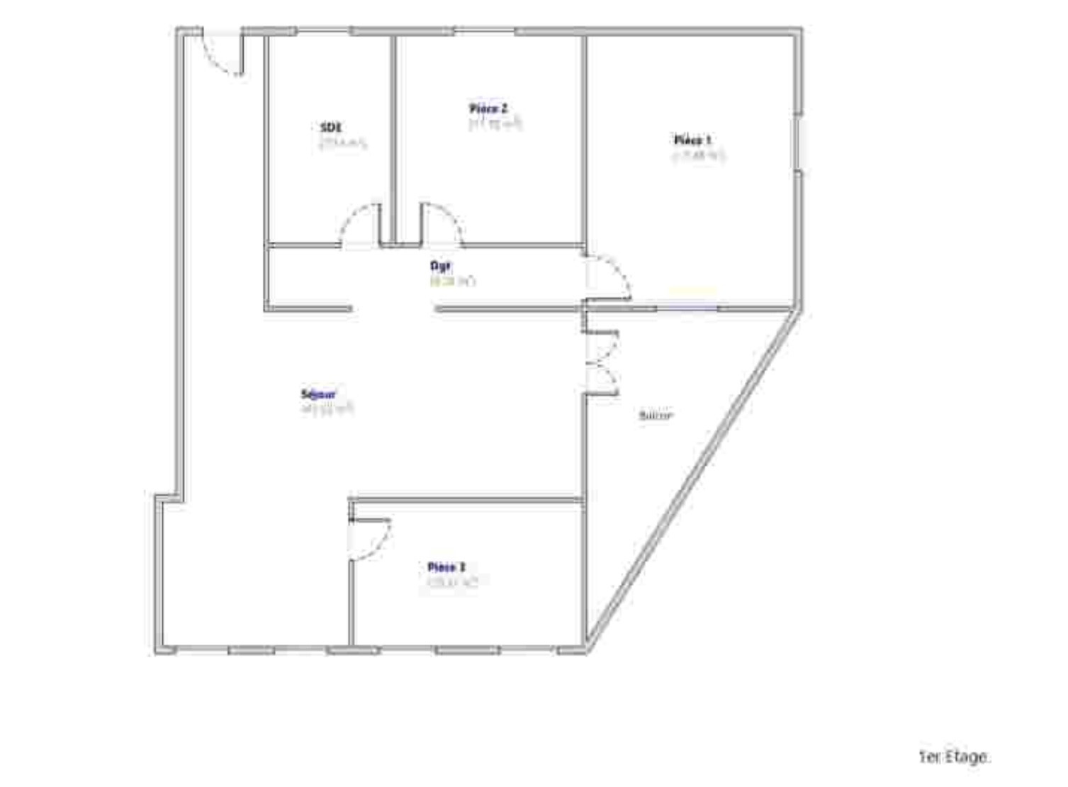 Superbe appartement 4 pièces lumineux de 92,7 m2 + parkings