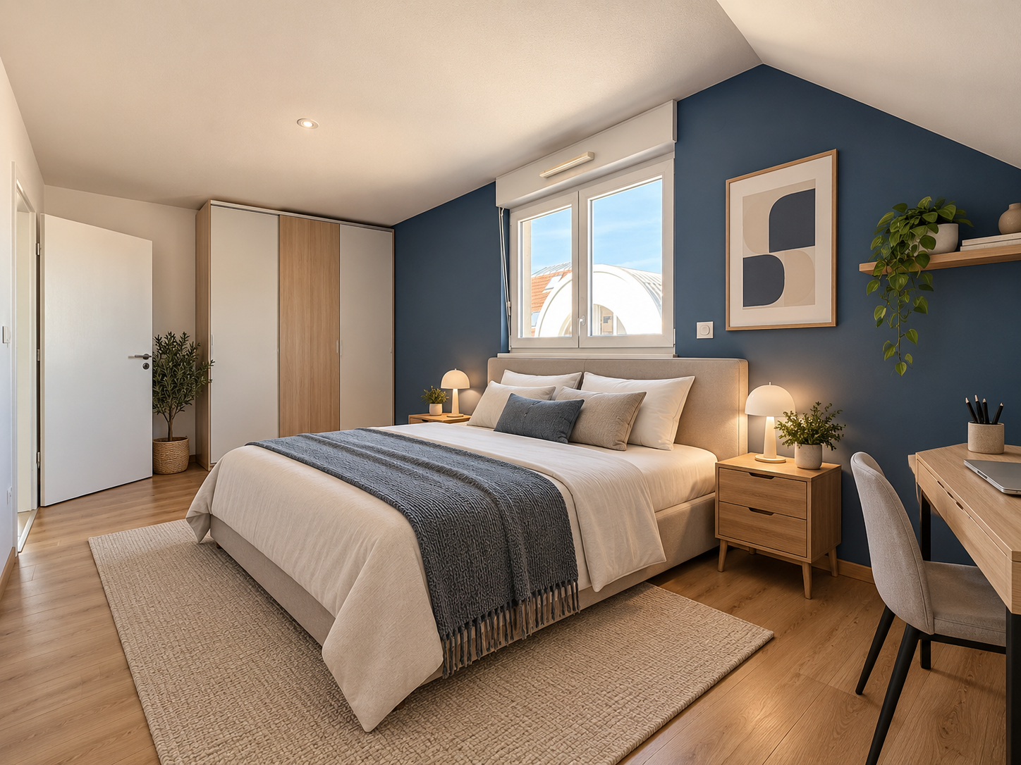 Appartement 3 pièces en attique   80,23 m2 habitables   96,57 m2 au sol