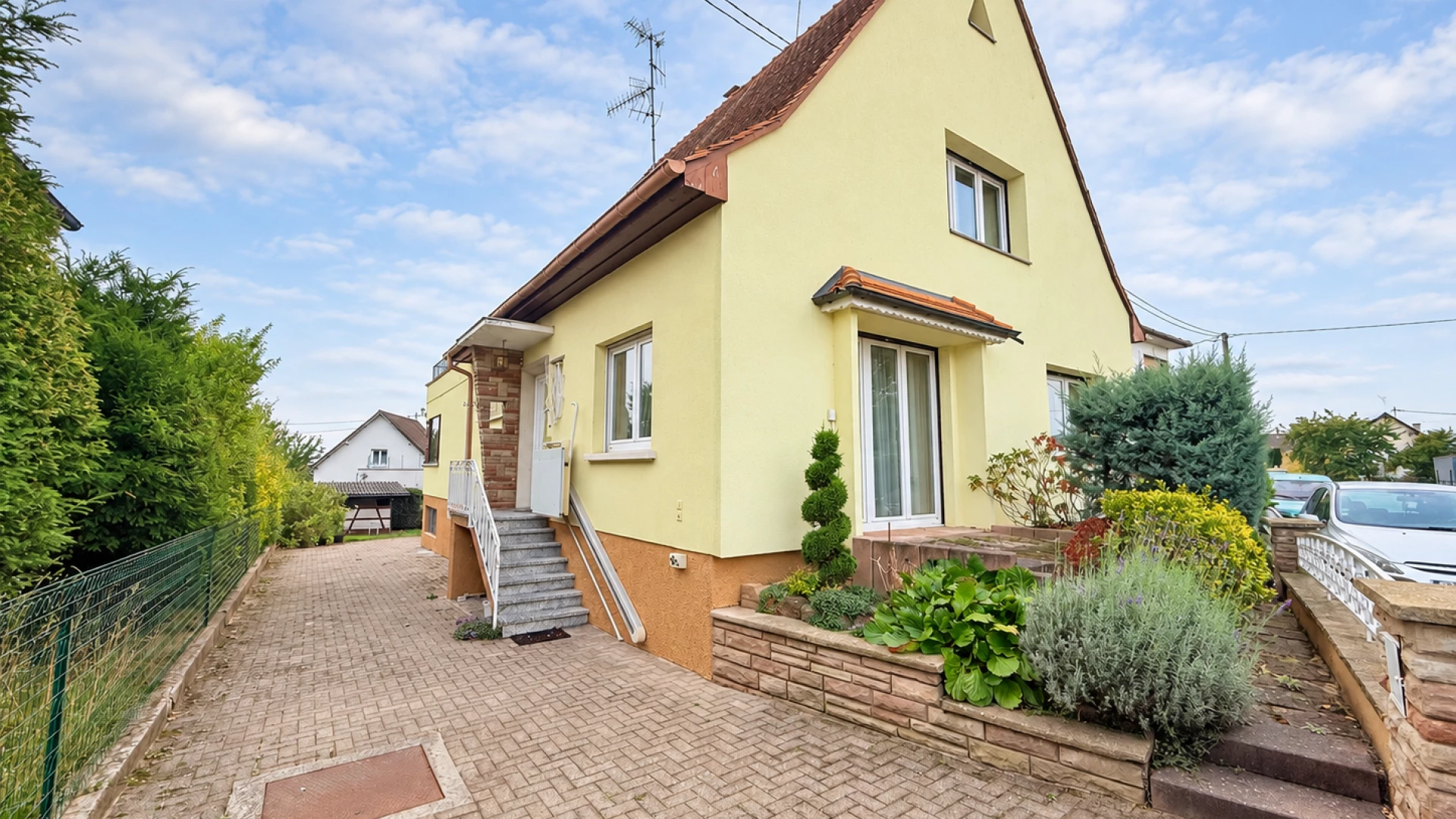 À saisir à Geudertheim ,  Maison familiale de caractère de 6/7 pièces de 157m2 au calme
